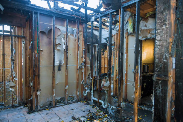 Professional Emergency Fire Cleanup technician working in Keeseville, NY